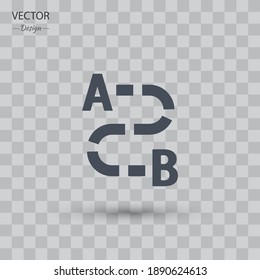 route icon. Vector illustration EPS 10.
