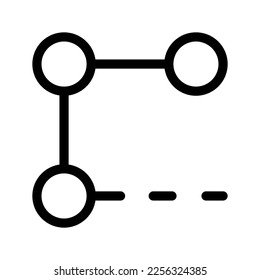 Route Icon Vector Symbol Design Illustration