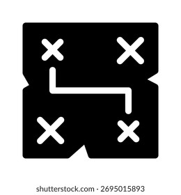 Route Icon Vector Symbol Design Illustration