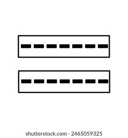 route icon with white background vector stock illustration