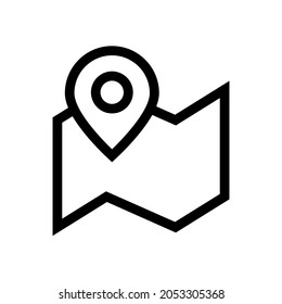 Route Icons vector. road illustration sign. journey symbol. navigation logo.