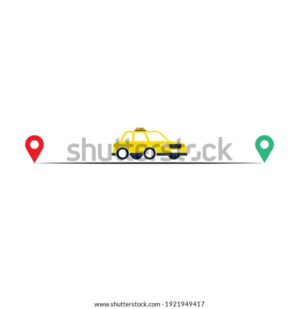 Route line
icon. Vector symbol in trendy flat style on white background.
Travel sing for design. Vector
illustration