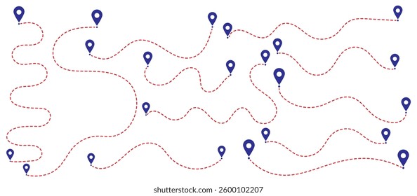 Route location icon on white background. Start and end jurney signs symbols. route icon. map pointer. location, pin, gps, roadmaps. Route location icon on white background. Start and end jurney signs 