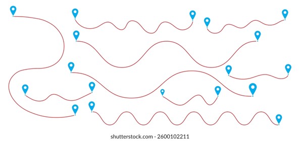 Route location icon on white background. Start and end jurney signs symbols. route icon. map pointer. location, pin, gps, roadmaps. Route location icon on white background. Start and end jurney signs 