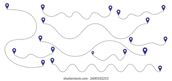 Route location icon on white background. Start and end jurney signs symbols. route icon. map pointer. location, pin, gps, roadmaps. Route location icon on white background. Start and end jurney signs 