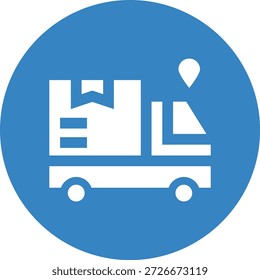 Ilustração de design de ícone de vetor de localização de rota
