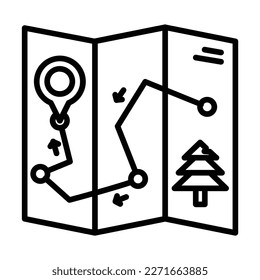 Route Map Icon Design For Personal And Commercial Use