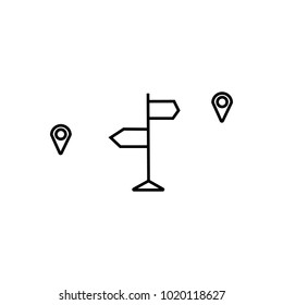 the route pointer icon