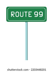 route road sign flat icon
