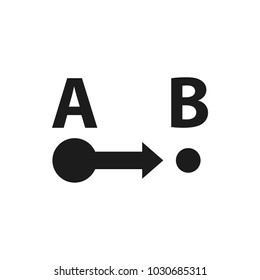 route vector icon