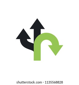 route vector icon