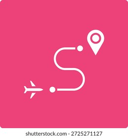Icono de Vector de ruta. Se puede utilizar para aplicaciones de impresión, móviles y de Web.