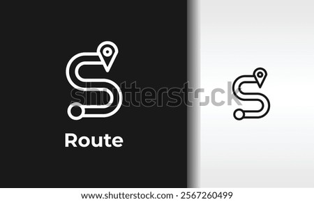 Route Vector, Icon Or Logo Sign Isolated Symbol Illustration