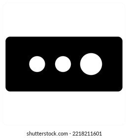 Routen- und Wegsymbol-Konzept