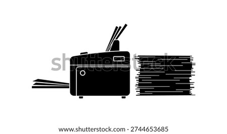 Router with cables and network wires