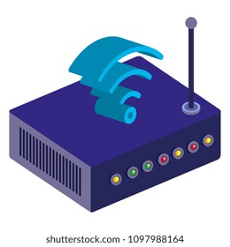 router device isometric icon