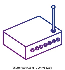 router device isometric icon