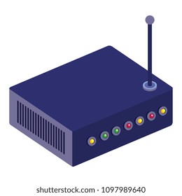 router device isometric icon