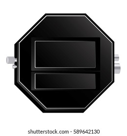 router emblem measuring icon, vector illustraction design image