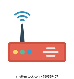 router flat icon 