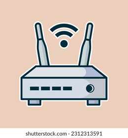 Router free vector icon sign and symbols