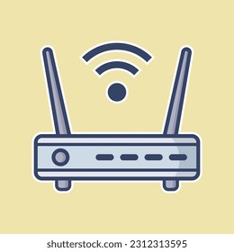 Router free vector icon sign and symbols
