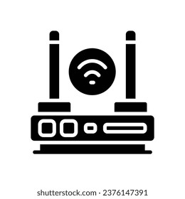 router glyph icon. vector icon for your website, mobile, presentation, and logo design.
