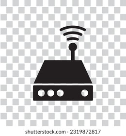 router icon , antenna icon vector