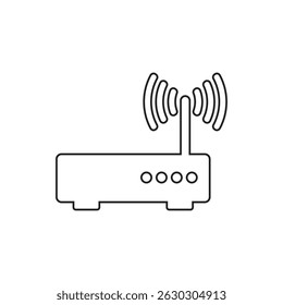 router icon , antenna icon vector