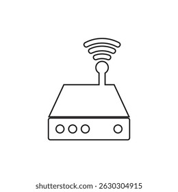 router icon , antenna icon vector