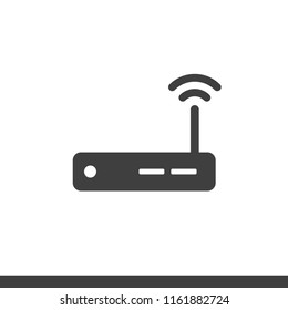 Router icon design flat style vector image