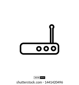 router icon, design inspiration vector template for interface and any purpose