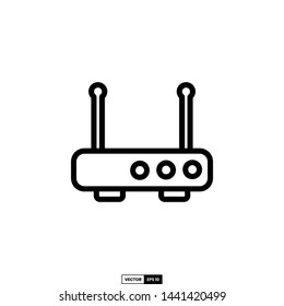 router icon, design inspiration vector template for interface and any purpose