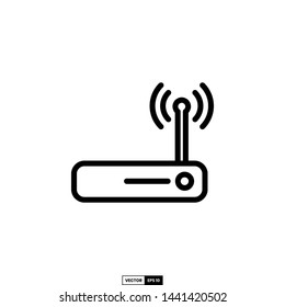 router icon, design inspiration vector template for interface and any purpose