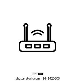 router icon, design inspiration vector template for interface and any purpose