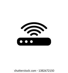 router icon design template vector