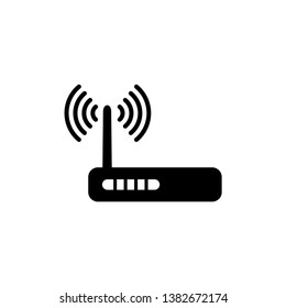 router icon design template vector