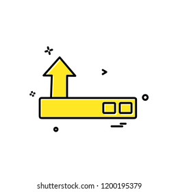 Router icon design vector