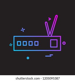 Router icon design vector