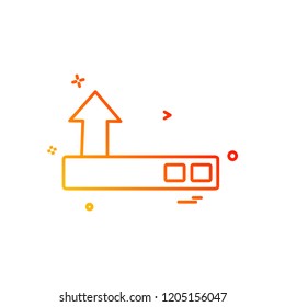 Router icon design vector