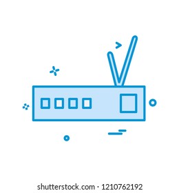 Router icon design vector