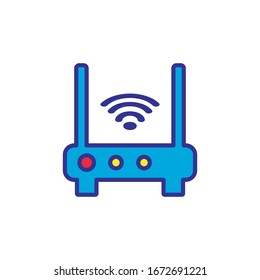 router icon design vector template