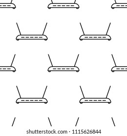 router icon. Element of Appliances icon for mobile concept and web apps. Pattern repeat seamless router icon. Can be used for web and mobile. Premium icon on white background