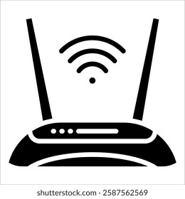 Router Icon Element For Design