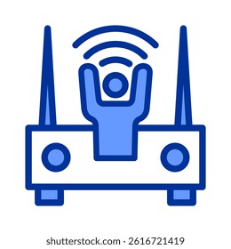 Router Icon Element For Design