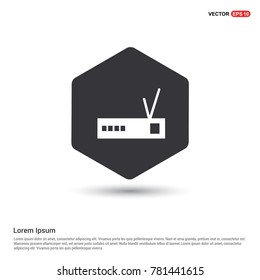 Router icon - EPS 10