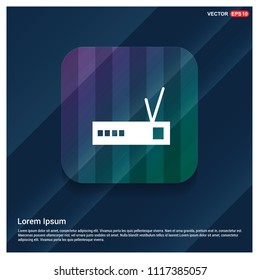 Router icon - Free vector icon