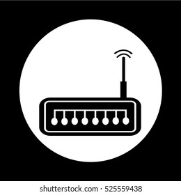 router icon illustration design