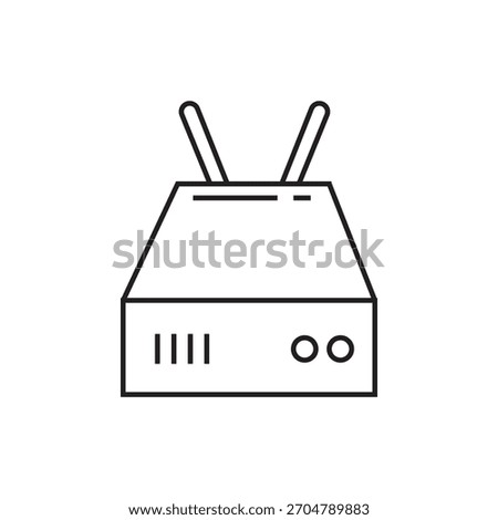 router icon illustration element design