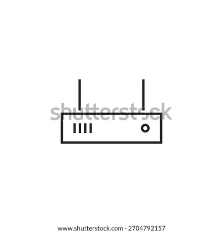 router icon illustration element design
